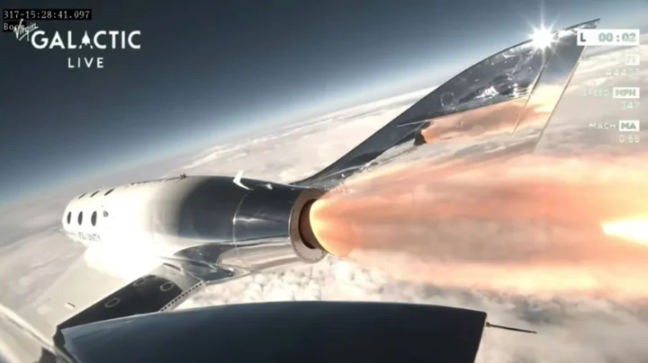 Virgin Galactic's first space tourism flight set to take off
