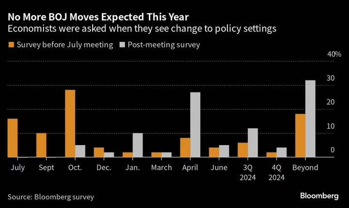 BOJ Watchers See No Further Policy Shift in 2023 After Yield Curve Control Tweak