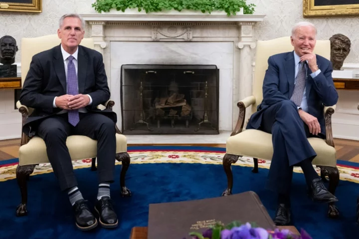 Biden and top Republican McCarthy -- odd couple who saved US economy