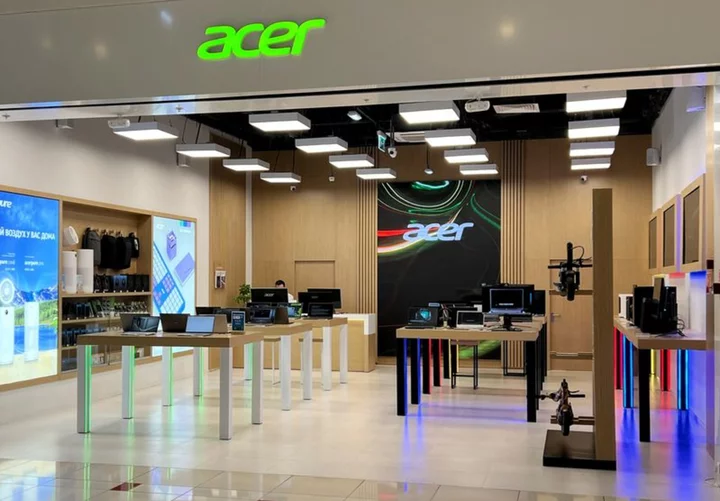 Taiwan's Acer ships computer hardware to Russia after saying it would suspend business -data