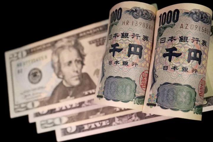 Japanese yen weakens past psychologically significant 150 per dollar level
