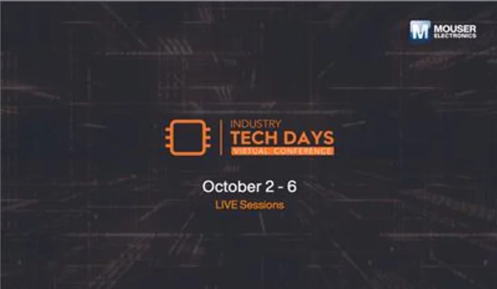 Mouser Electronics Keynote Sponsor of All About Circuits' Industry Tech Days Virtual Conference